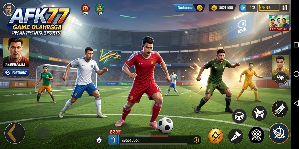 Tampilan gameplay AFK77 yang seru dan menantang dalam olahraga.
