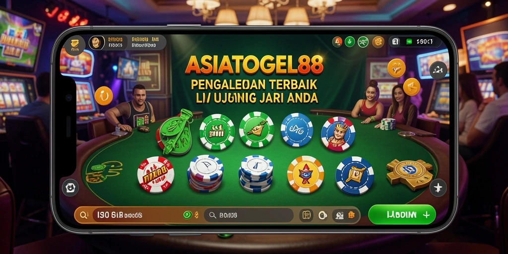 Tampilan menarik gameplay Live Casino ASIATOGEL88 dengan dealer langsung.