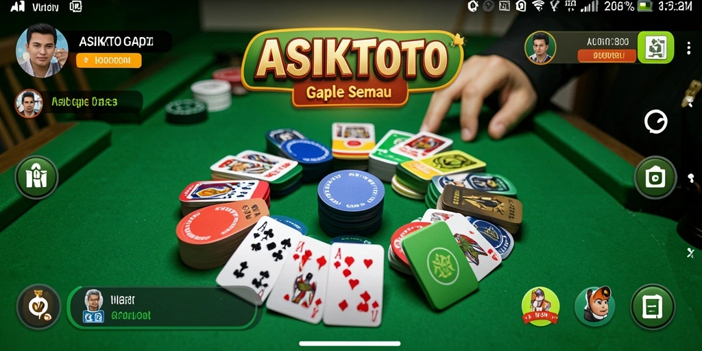 Gameplay Gaple yang mengasyikkan dengan pemain dari seluruh Indonesia.