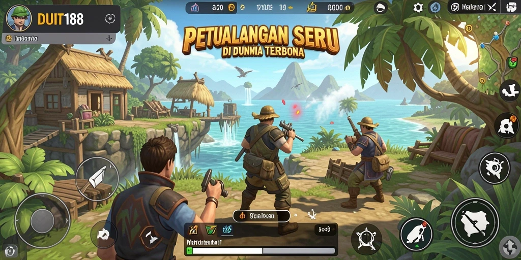 Gameplay seru dalam dunia terbuka yang luas.