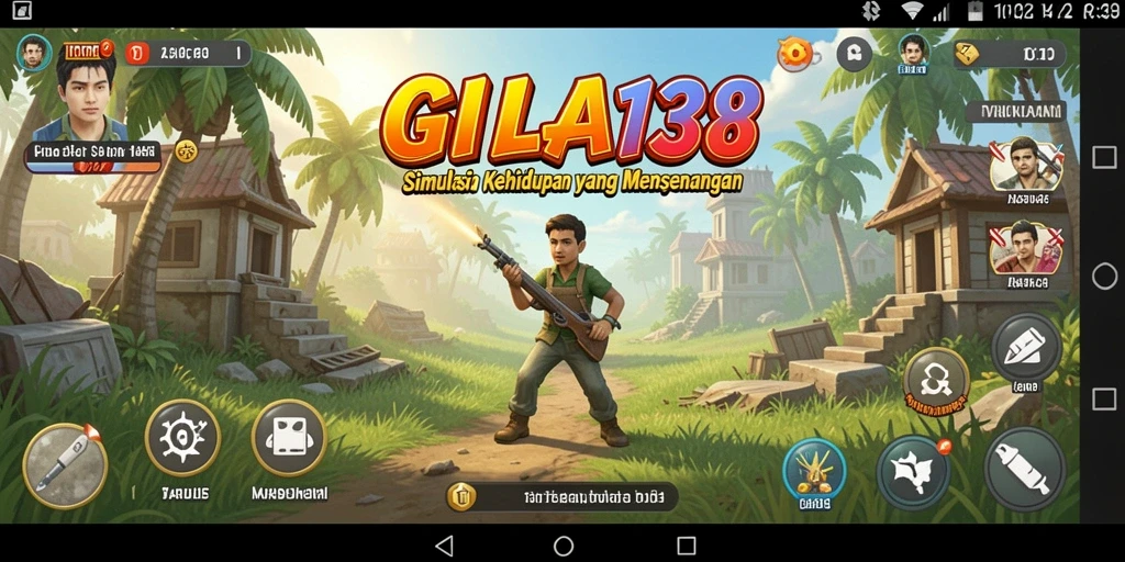 Screenshot utama GILA138 menampilkan momen seru dalam gameplay simulasi.