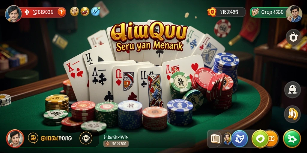 Tampilan menarik dari HIBIKIWIN dengan gameplay QiuQiu yang seru.
