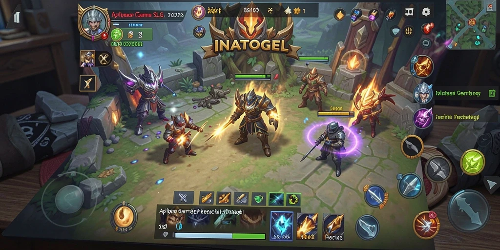 Tampilan gameplay menarik dalam INATOGEL dengan elemen strategi yang kompleks.