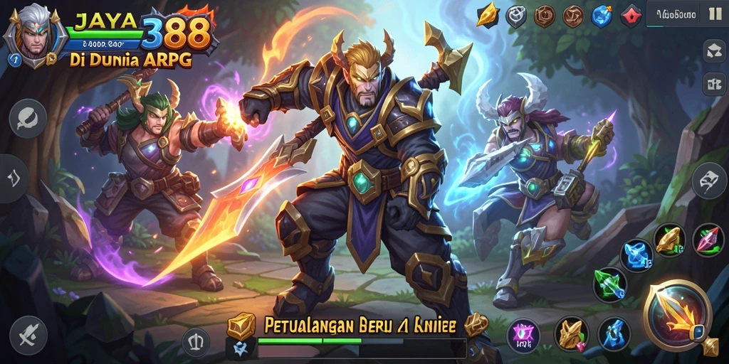 Tampilan menarik dari gameplay ARPG JAYA388 yang penuh aksi.