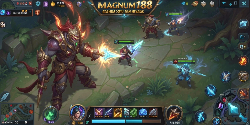 Screenshot gameplay MAGNUM188 dengan aksi seru dan karakter menawan.