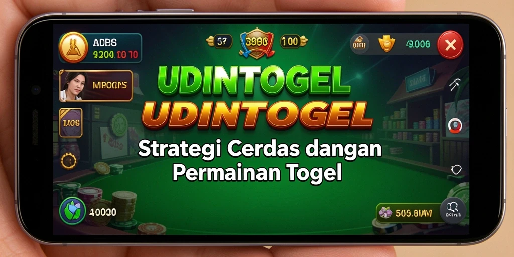 Tampilan gameplay UDINTOGEL yang menarik dan strategis.